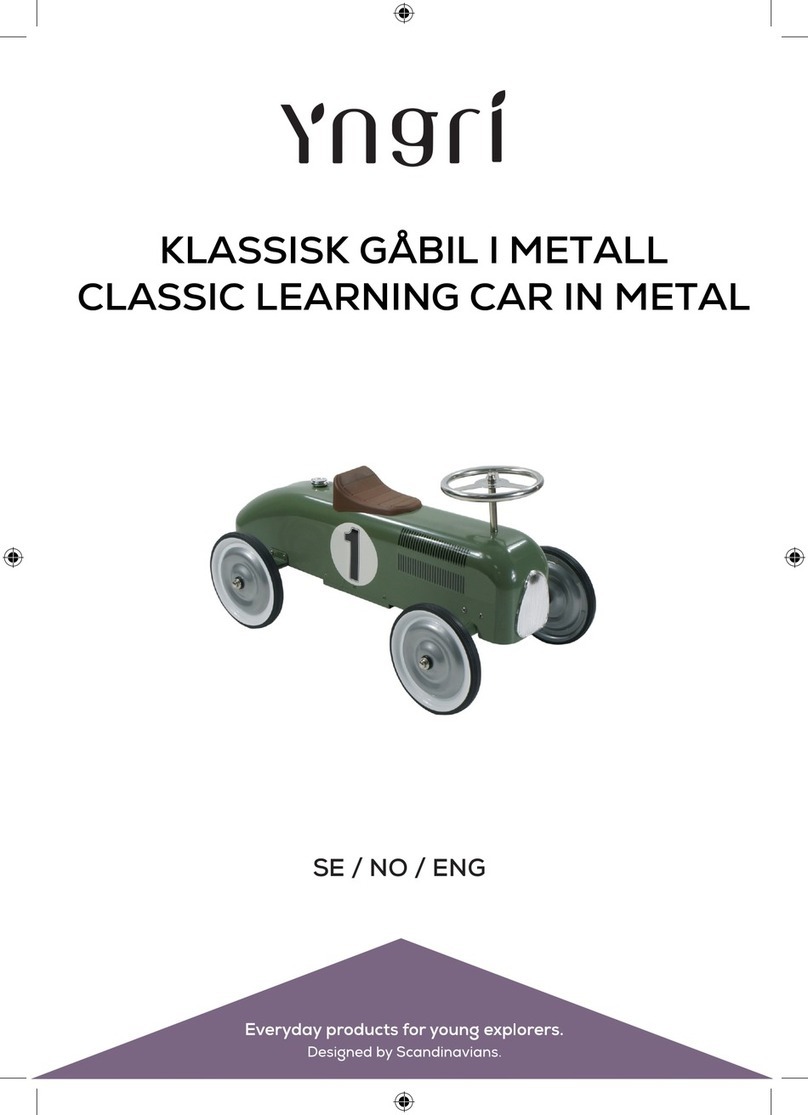 Yngri CLASSIC LEARNING CAR IN METAL manual