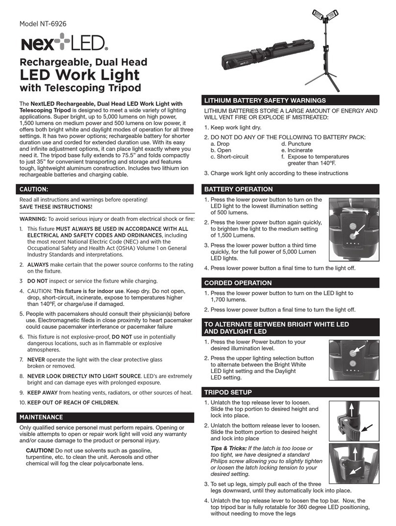 NEXTLED NT-6926 User manual