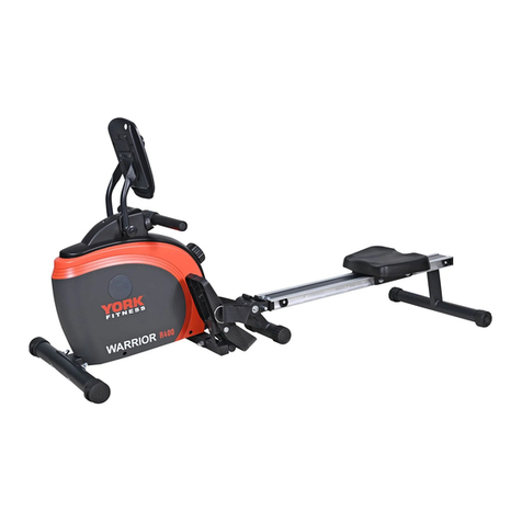 York Fitness Warrior R400 Rower owner's manual