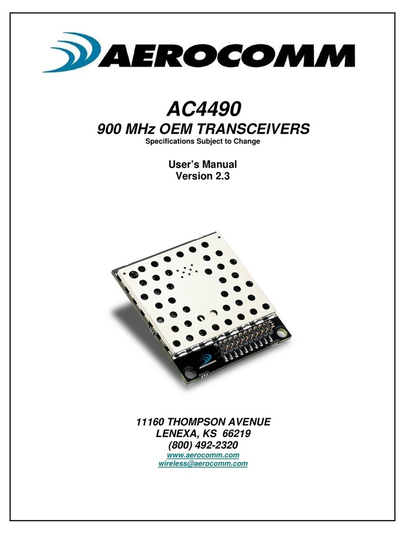 AeroComm AC4490 user manual
