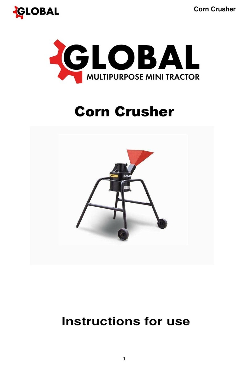 Global Corn Crusher Instructions for use