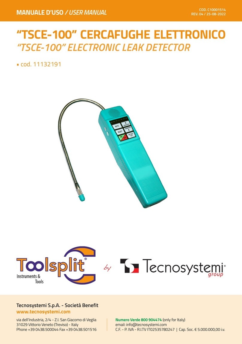 Tecnosystemi Toolsplit TSCE-100 user manual