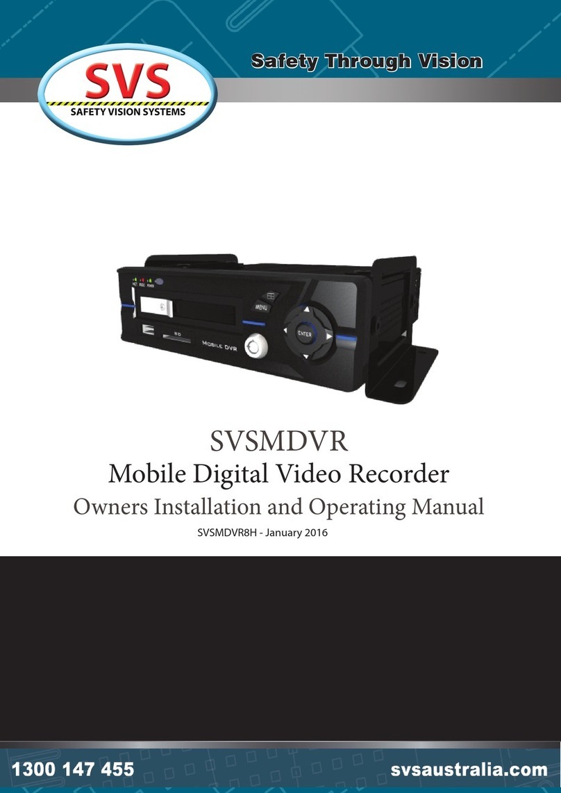 SVS SVSMDVR Quick start guide
