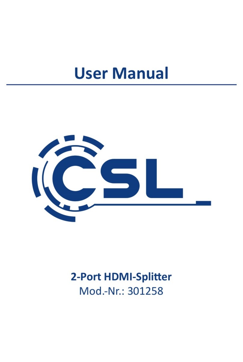 CSL 301258 User manual