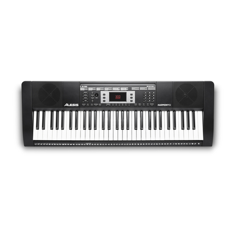 Alesis HARMONY61 user guide