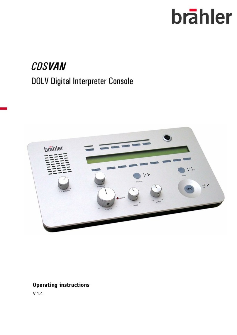 Brähler Systems CDSVAN operating instructions