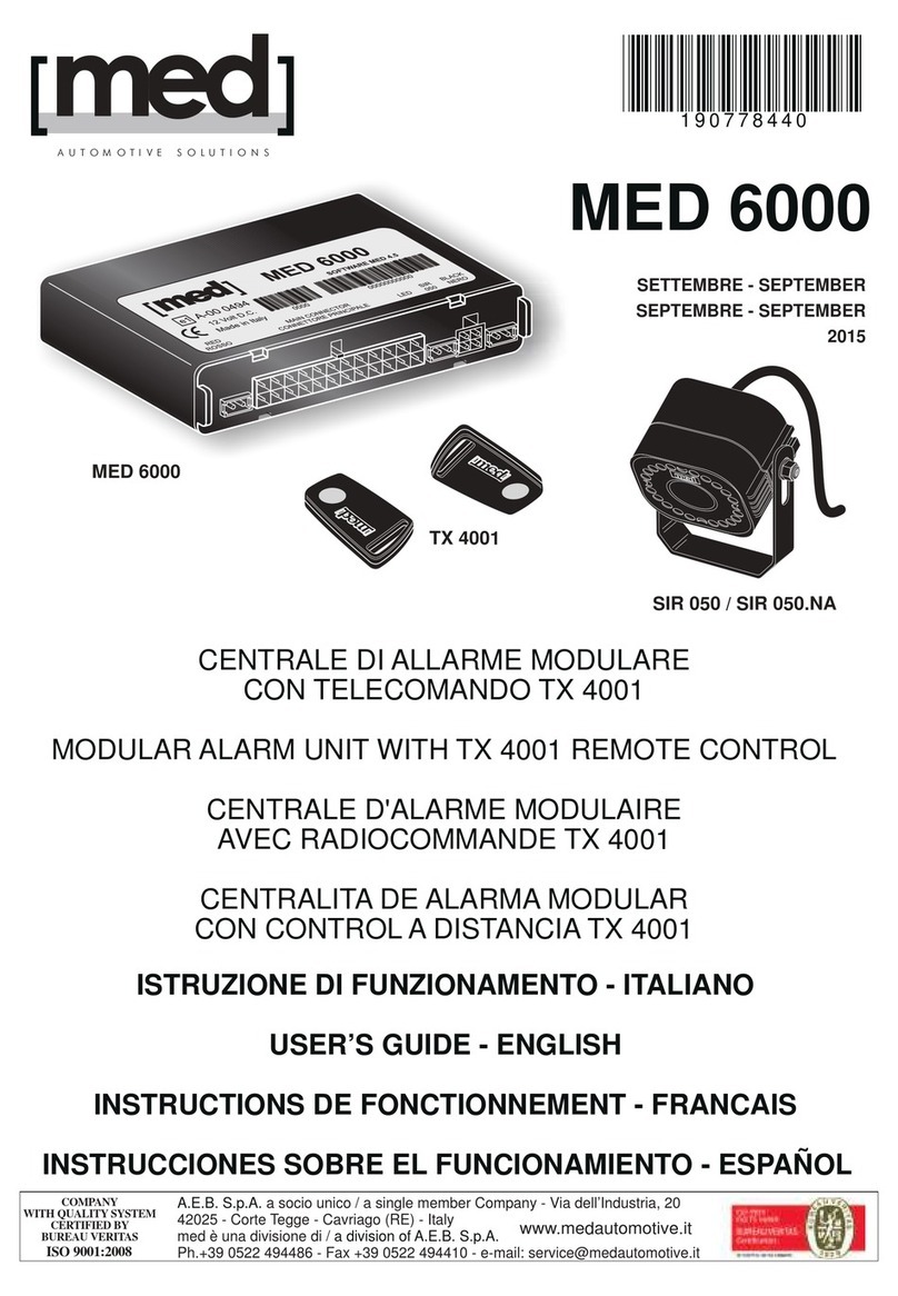 A.E.B. MED 6000 Series user guide