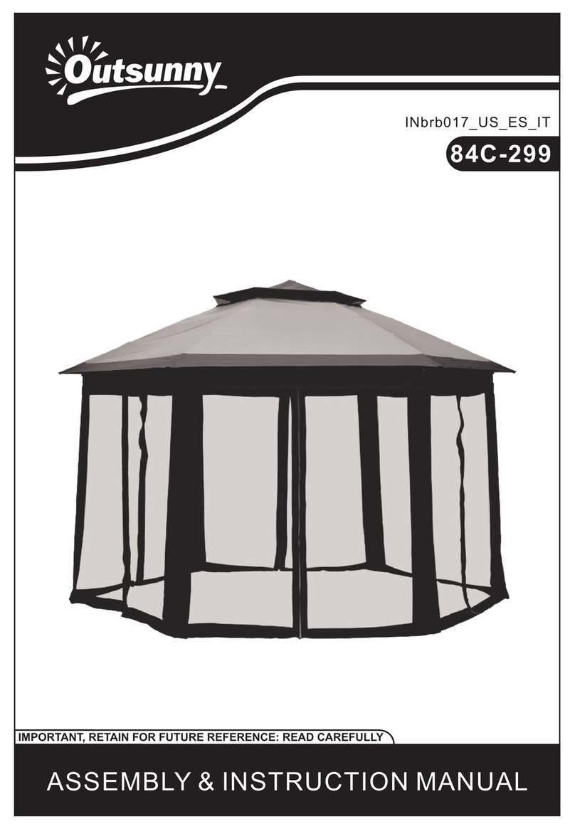 Outsunny 84C-299 Assembly & instruction manual
