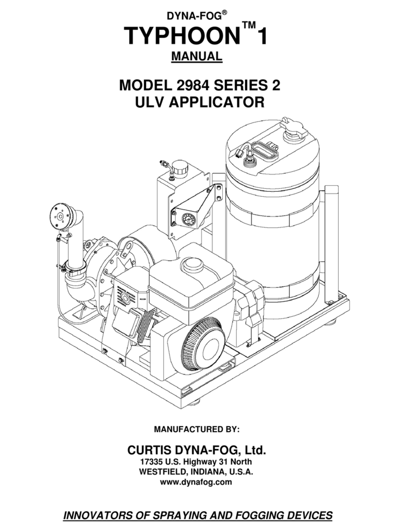 Curtis Dyna-Fog TYPHOON 1 User manual