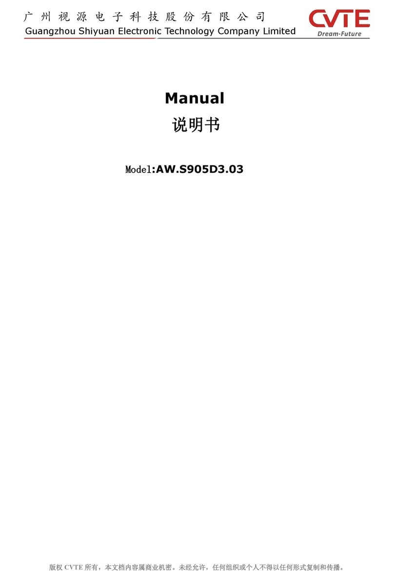 Shiyuan Electronics CVTE AW.S905D3.03 User manual