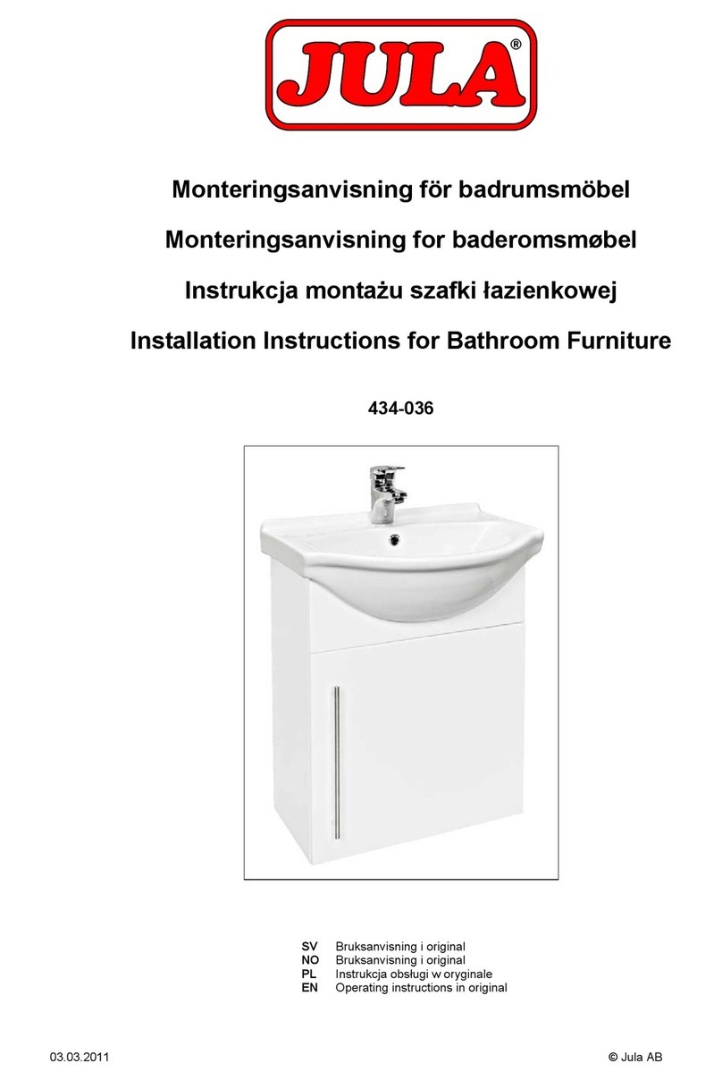Jula 434-036 installation instructions Jula 434-036 installation instructions