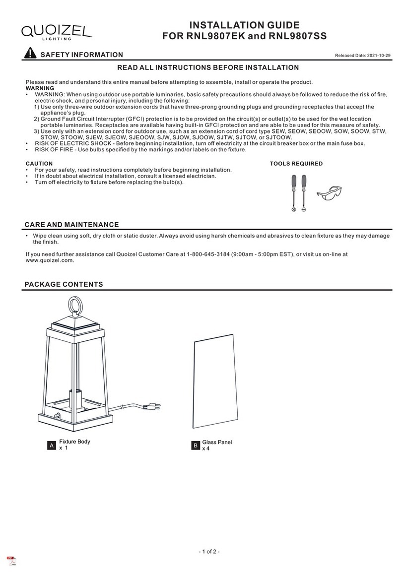 Quoizel RNL9807EK installation guide
