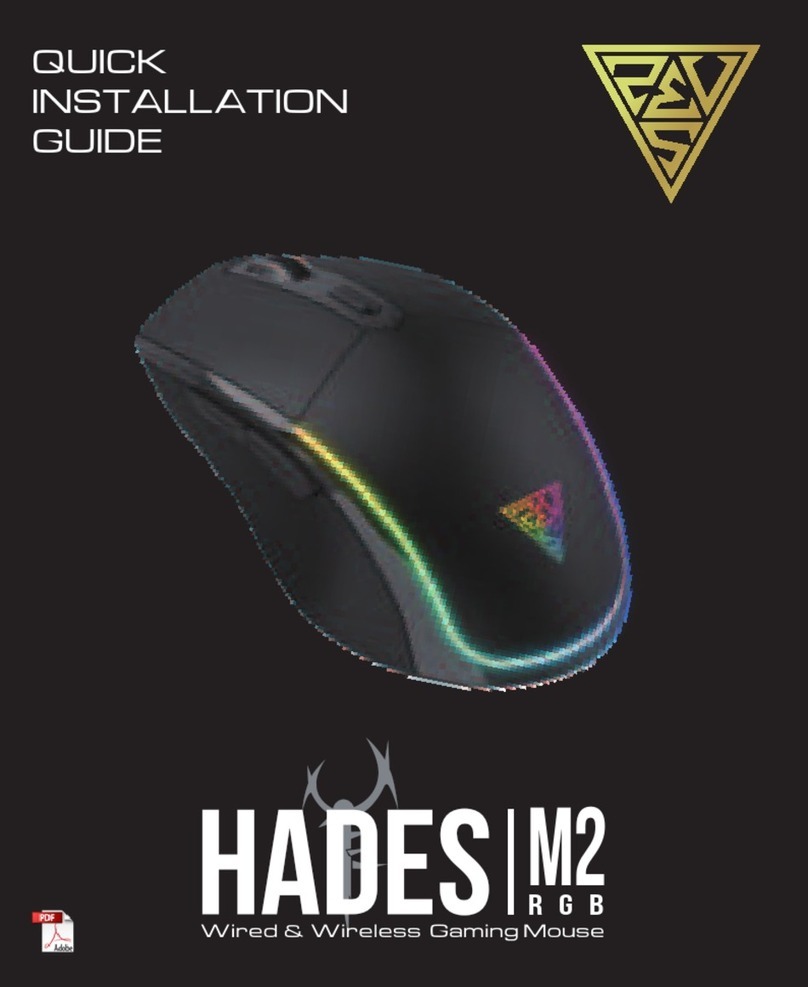 GAMDIAS HADES M2 Quick installation guide