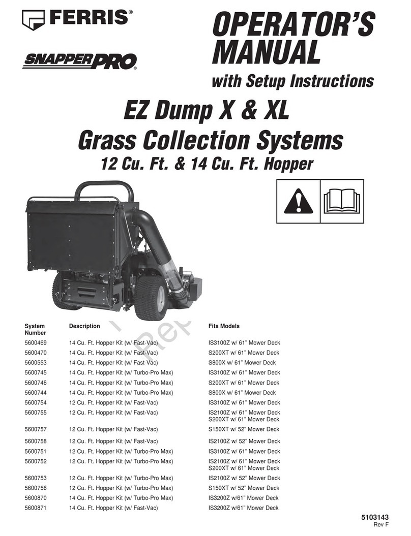 Ferris Snapper Pro EZ Dump X Manual Ferris Snapper Pro EZ Dump X Manual