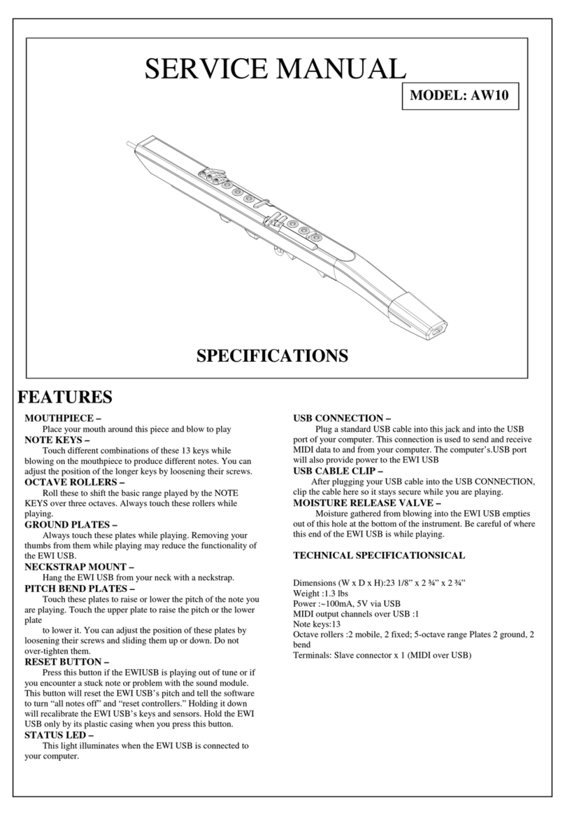 Akai AW10 User manual