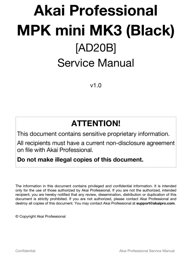 Akai MPK mini MK3 User manual