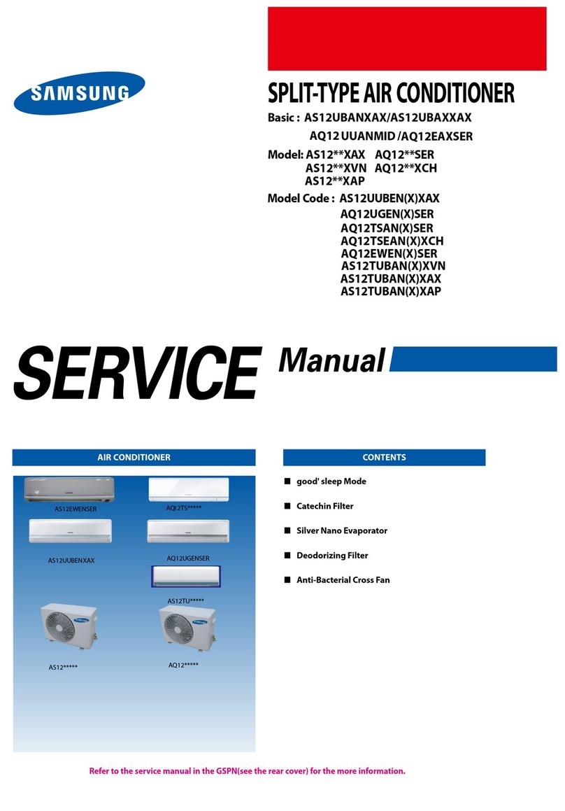 Samsung AS12 XAX Series User manual