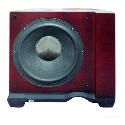Bowers & Wilkins ASW 4000 User manual