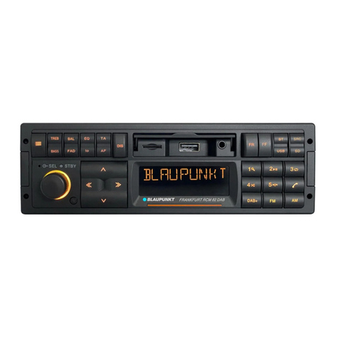 Blaupunkt Frankfurt RCM 82 DAB operating manual