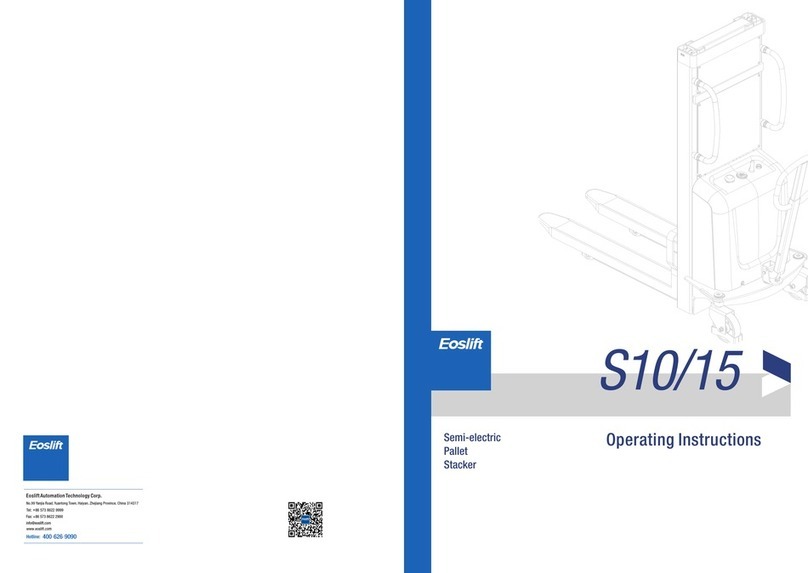 Eoslift S10 operating instructions