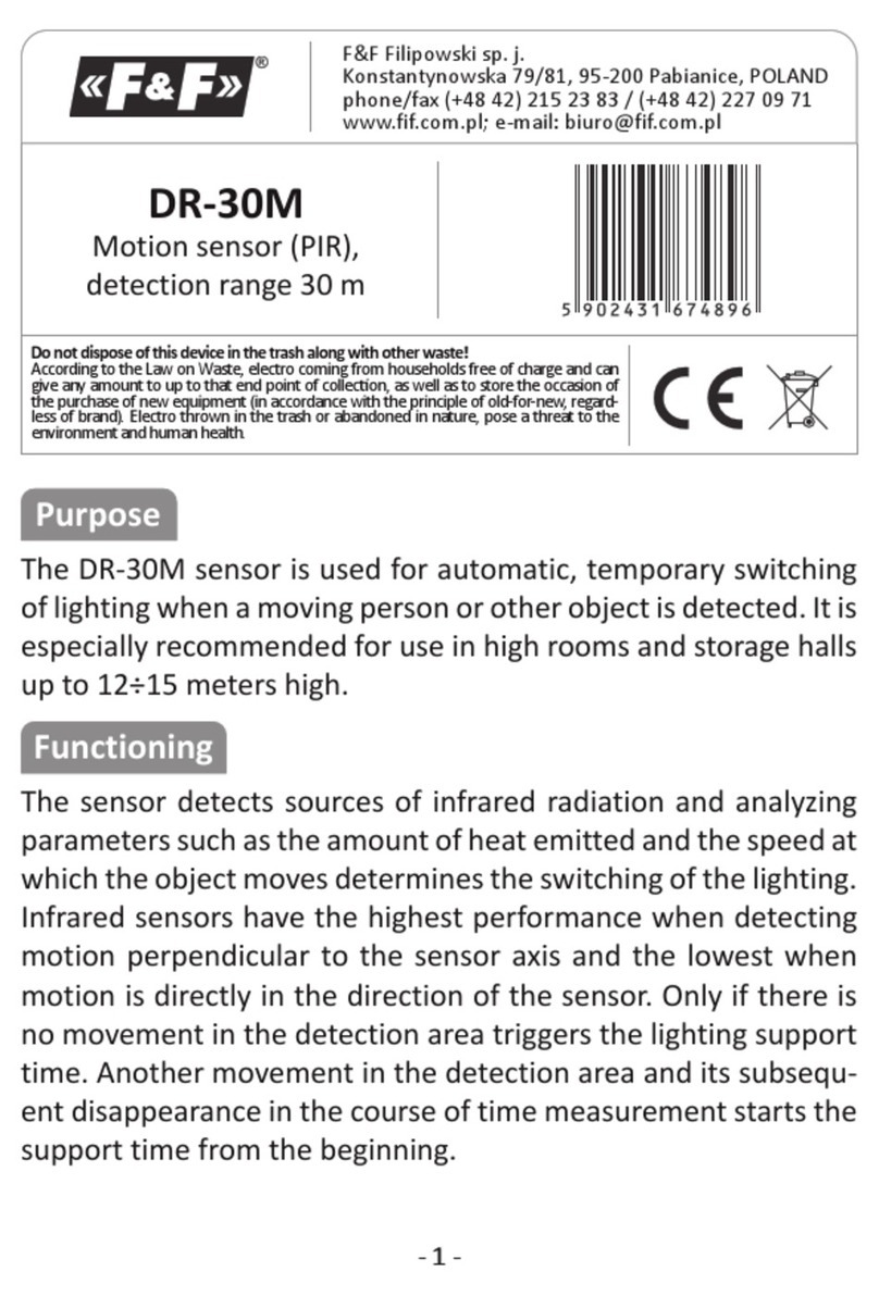 F&F DR-30M User manual