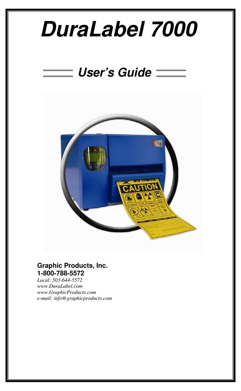 Graphic Products DuraLabel 7000 user guide