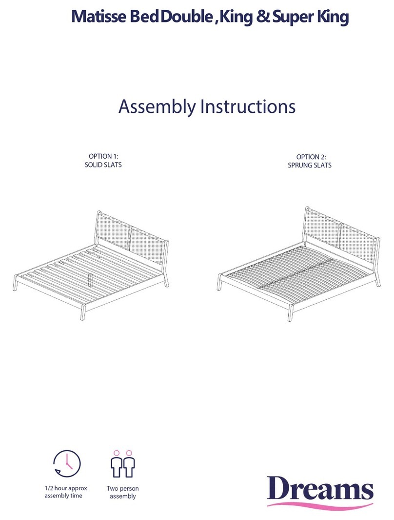 DREAMS Matisse Bed Double Assembly instructions