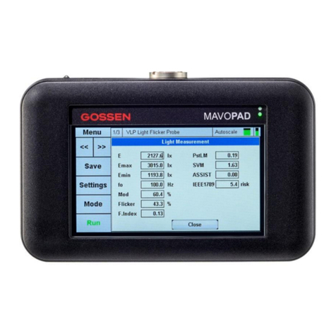 Gossen MetraWatt MAVOPAD User manual Gossen MetraWatt MAVOPAD User manual