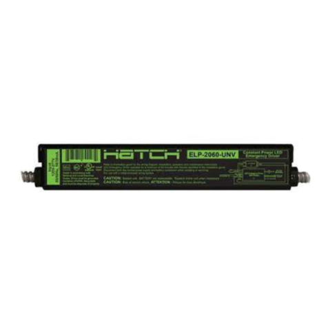hatch ELP20-2060-UNV-SD Installation and instructions