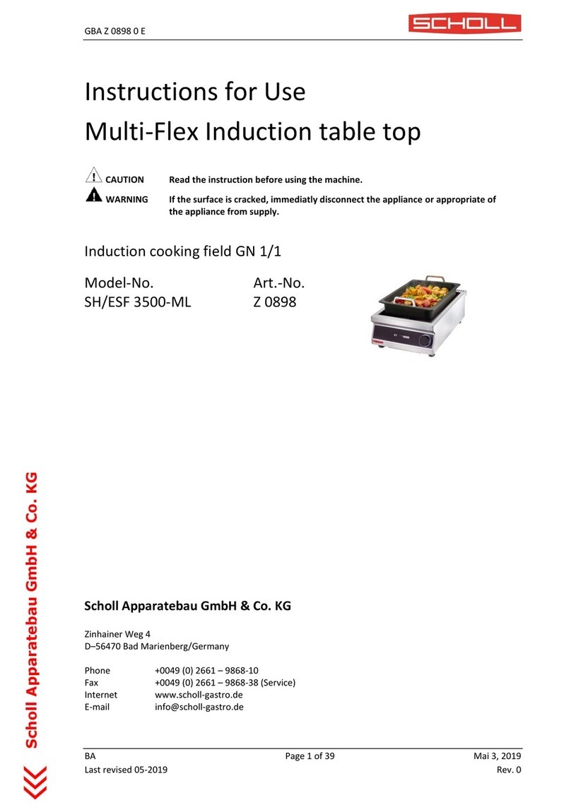 Scholl SH/ESF 3500-ML Instructions for use