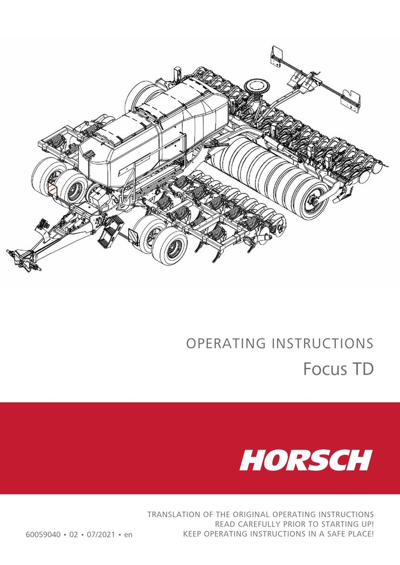 horsch Focus 4 TD operating instructions