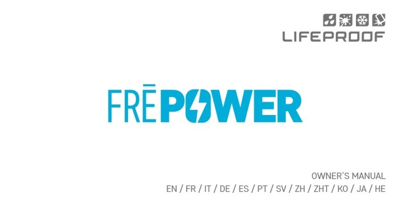 LifeProof FREPOWER owner's manual