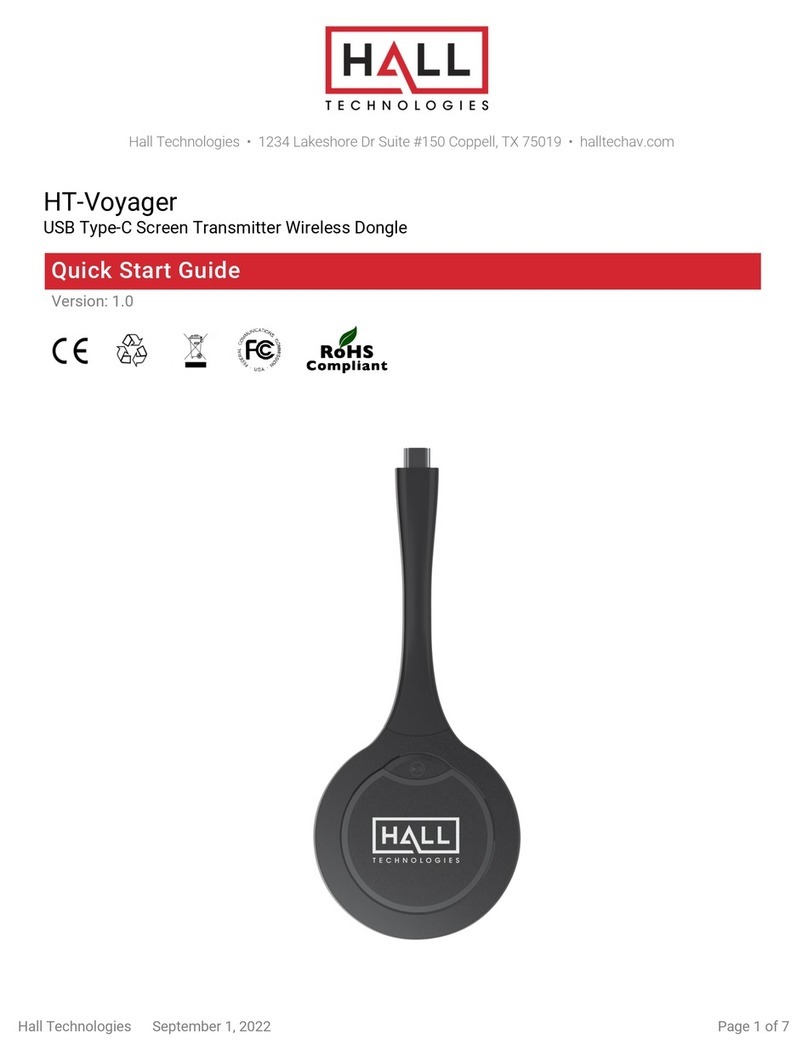 Hall Technologies HT-Voyager quick start guide