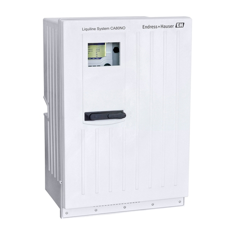 Endress+Hauser Liquiline System CA80NO User manual