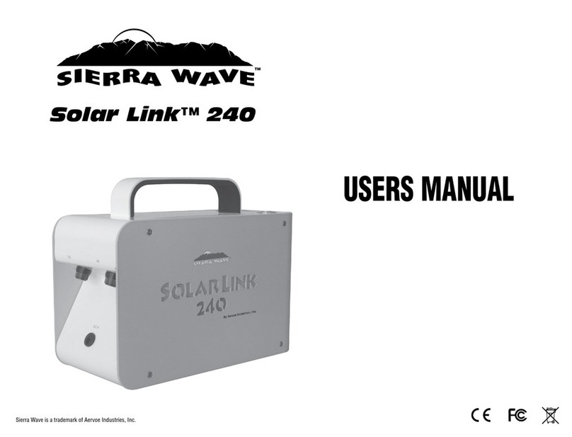 Sierra wave Solar Link 240 user manual