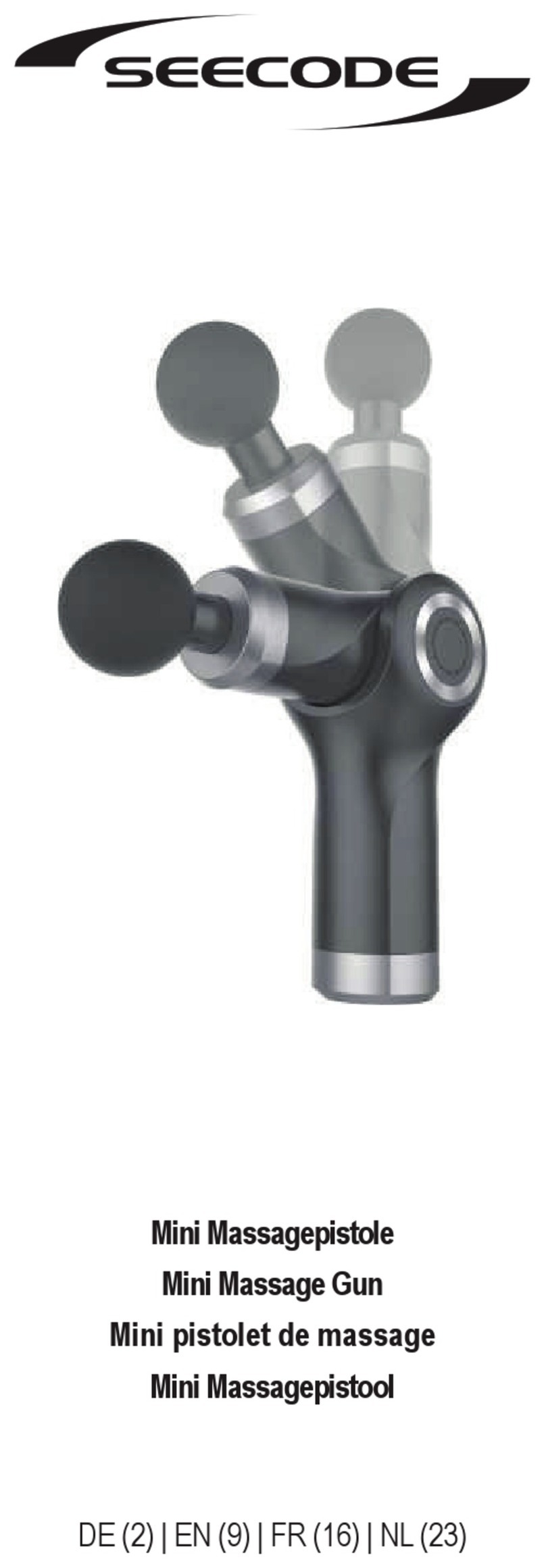 Seecode Mini Massage Gun User manual