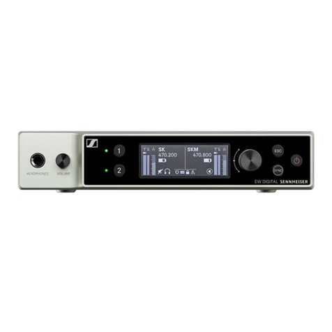 Sennheiser Evolution Wireless Digital EW-DX EM 2 User manual Sennheiser Evolution Wireless Digital EW-DX EM 2 User manual