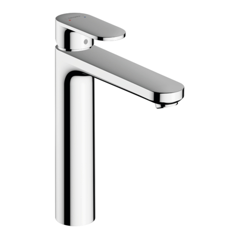 Hans Grohe Vernis Blend 190 71552 Series Manual