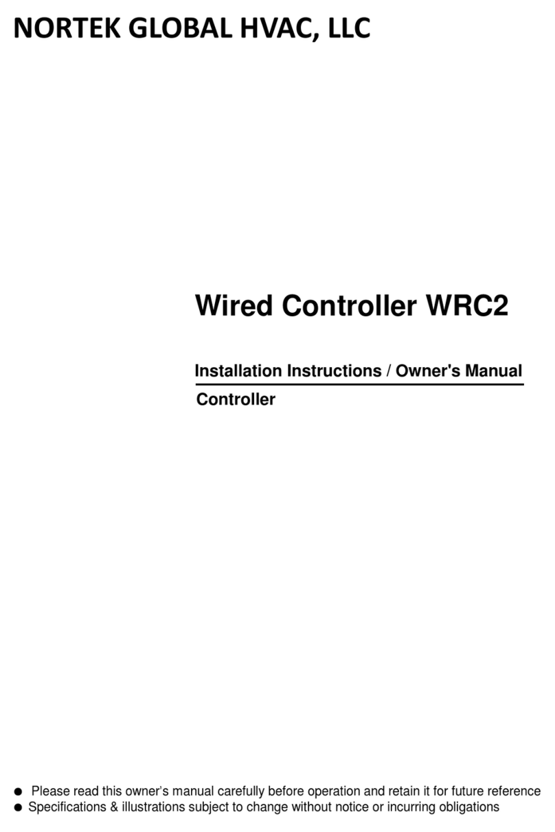 Nortek WRC2 Installation instructions & owner's manual