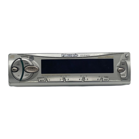 Panasonic CQDF402U - AUTO RADIO/CD DECK Service manual Panasonic CQDF402U - AUTO RADIO/CD DECK Service manual