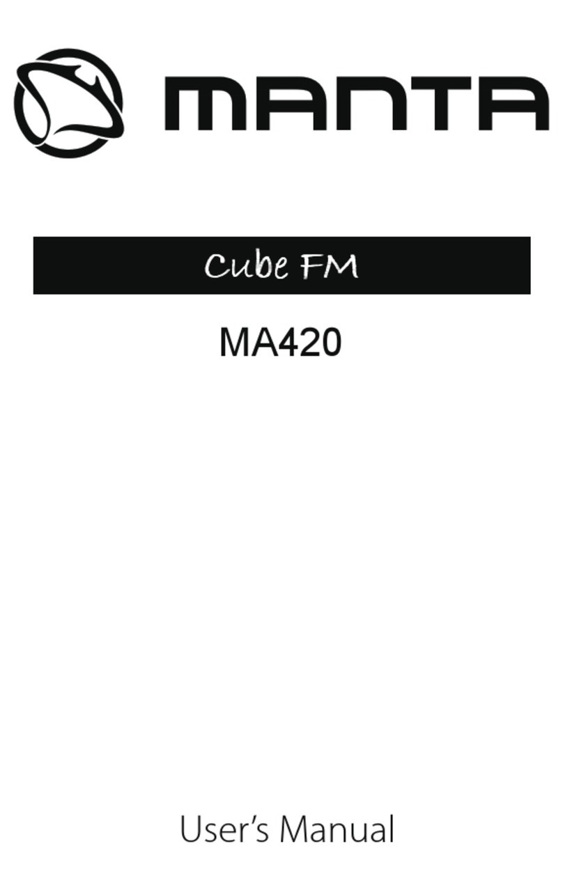 Manta Cube FM MA420 user manual