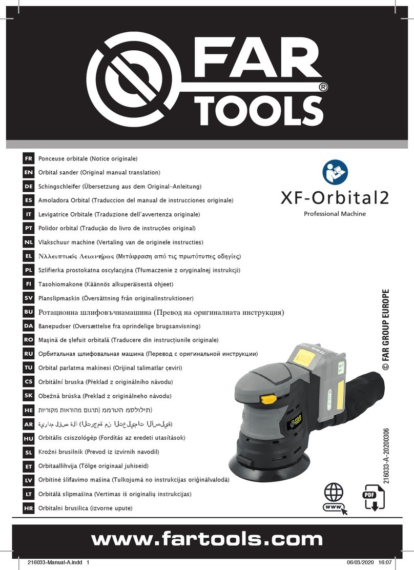 Far Tools XF-Orbital2 Use and care manual