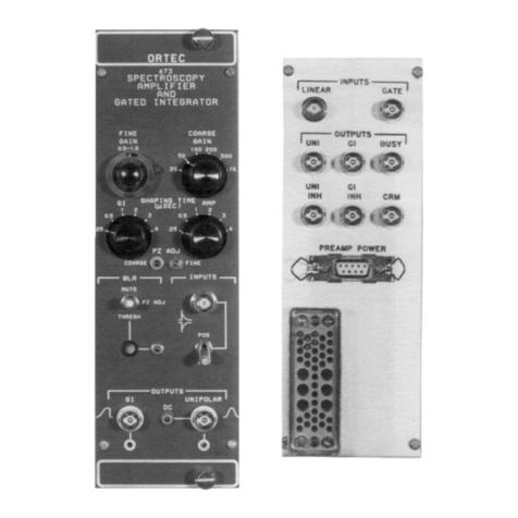ORTEC 673 Service manual