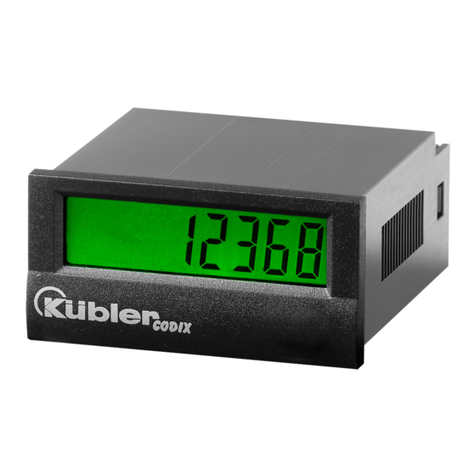Kubler CODIX 136 User manual