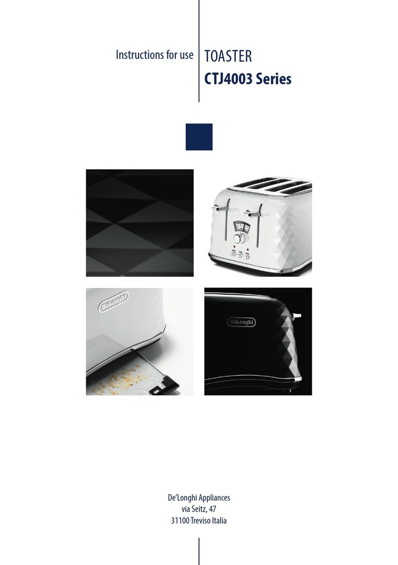 DeLonghi CTJ4003 Series User manual