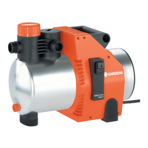 Gardena 4000/4 Inox Multi 3 operating instructions