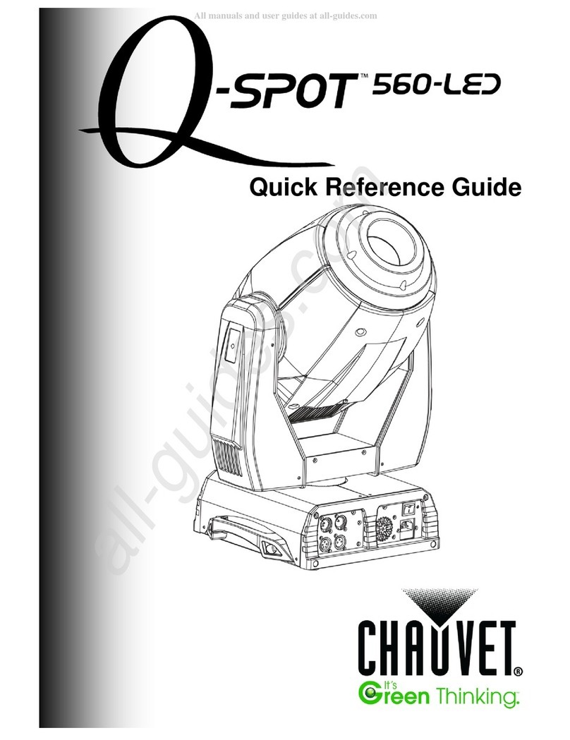 Chauvet Q-Spot 560 User manual