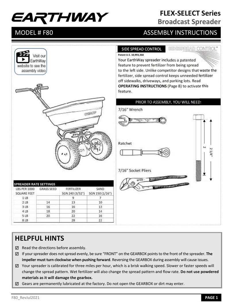 Earth Way FLEX-SELECT Series Assembly instructions Earth Way FLEX-SELECT Series Assembly instructions