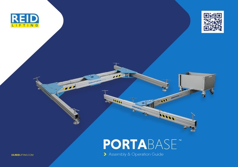 REID LIFTING PORTA-BASE Installation instructions