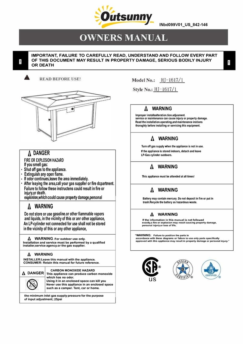 Outsunny HJ-1617/1 User manual